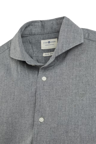 Overhemd Regular Fit - Gemêleerd Grijs