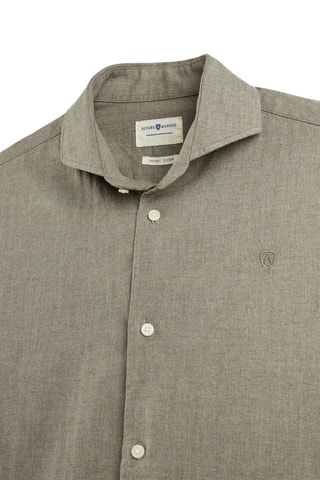 Overhemd Regular Fit - Kaki