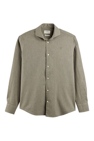 Overhemd Regular Fit - Kaki