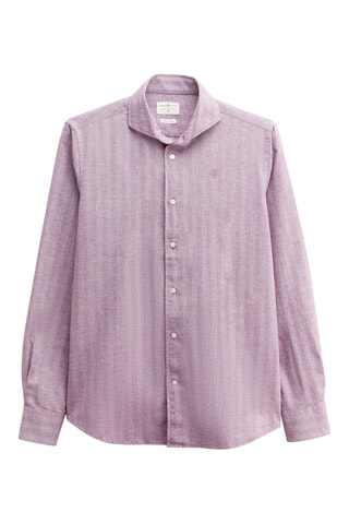 Overhemd Regular Fit - Bordeauxrood