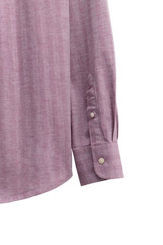 Overhemd Regular Fit - Bordeauxrood