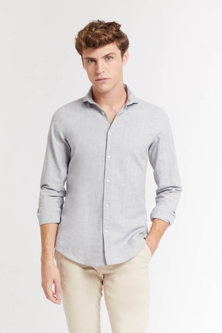 Overhemd Regular Fit - Lichtgrijs