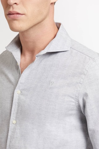 Overhemd Regular Fit - Lichtgrijs