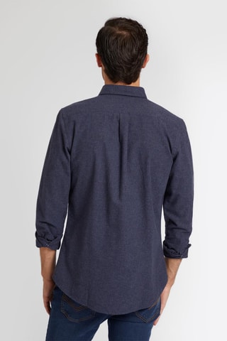 Overhemd Regular Fit - Marineblauw