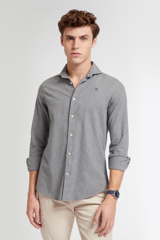 Overhemd Regular Fit - Lichtgrijs