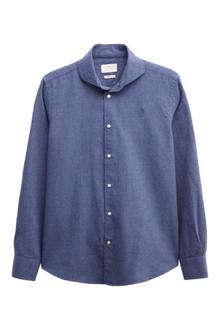 Overhemd Regular Fit - Marineblauw