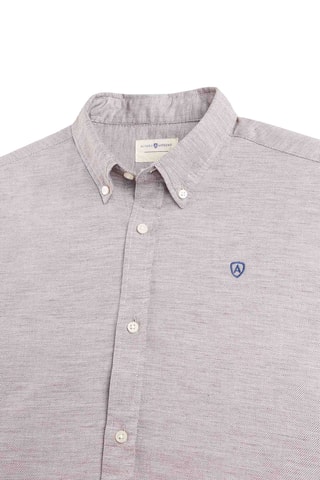 Overhemd Regular Fit - Gemêleerd Bruin