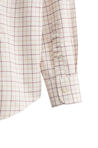 Overhemd Regular Fit - Bordeauxrood