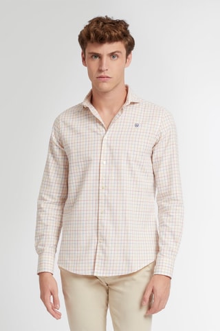 Overhemd Regular Fit - Mosterdgeel