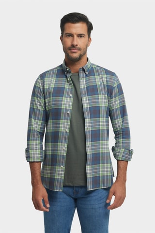 Overhemd Regular Fit - Marineblauw