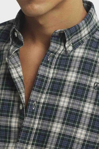 Overhemd Regular Fit - Donkergroen