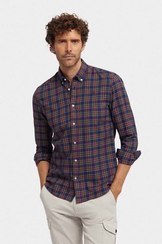 Overhemd Regular Fit - Marineblauw