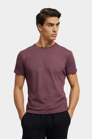 T-shirt - Bordeauxrood