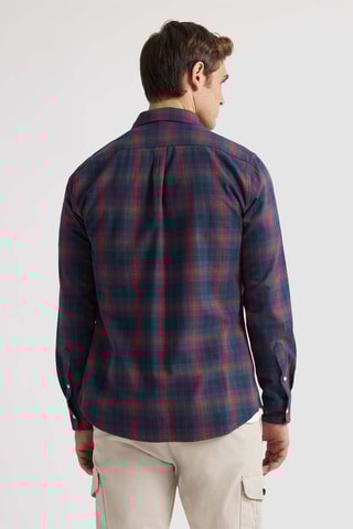 Overhemd Regular Fit - Donkergroen