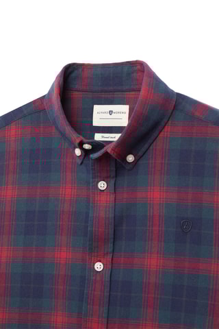 Overhemd Regular Fit - Donkergroen