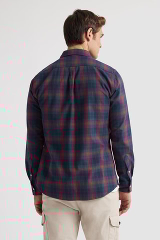 Overhemd Regular Fit - Donkergroen