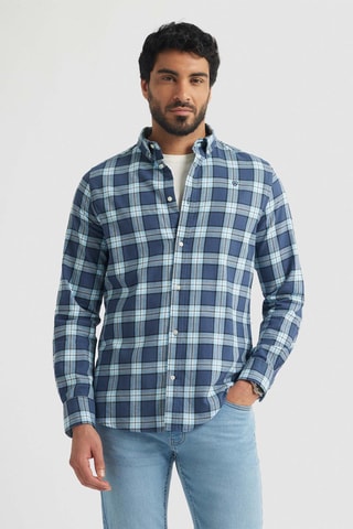 Overhemd Regular Fit - Blauw