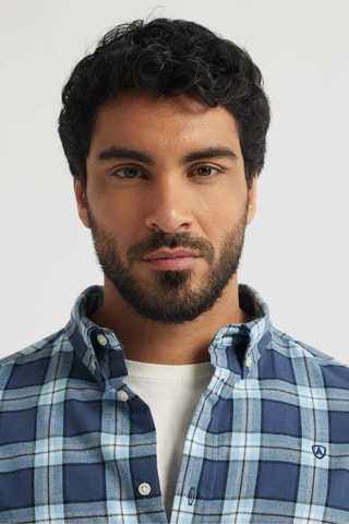 Overhemd Regular Fit - Blauw