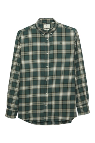 Overhemd Regular Fit - Donkergroen