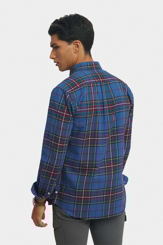 Overhemd Regular Fit - Indigoblauw