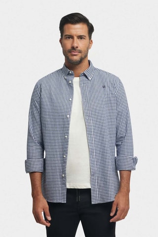 Overhemd Regular Fit - Marineblauw