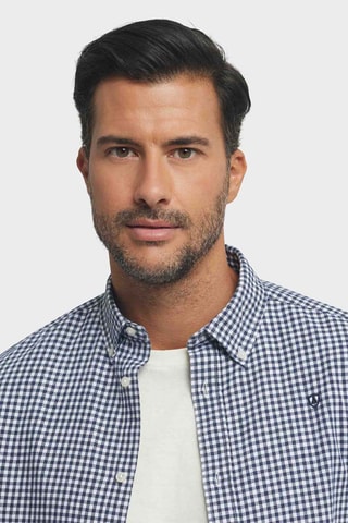 Overhemd Regular Fit - Marineblauw