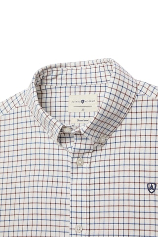 Overhemd Regular Fit - Bruin