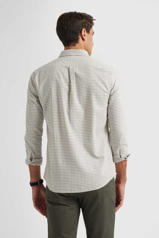 Overhemd Regular Fit - Donkergroen