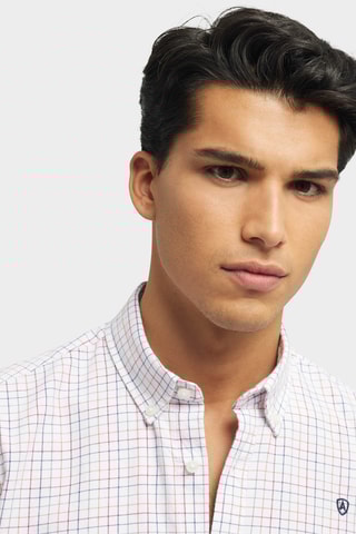 Overhemd Regular Fit - Bordeauxrood