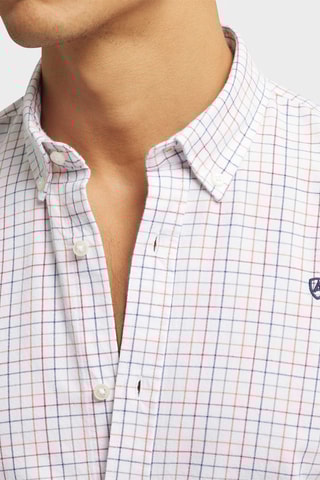 Overhemd Regular Fit - Bordeauxrood