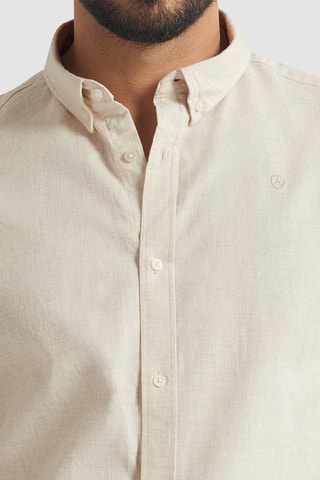 Overhemd Regular Fit - Ivoorkleurig