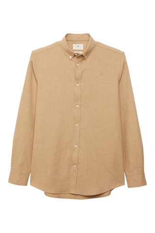 Overhemd Regular Fit - Camel