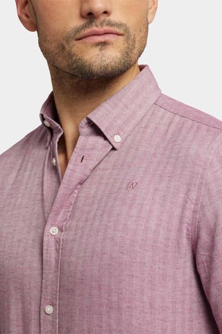 Overhemd Regular Fit - Bordeauxrood