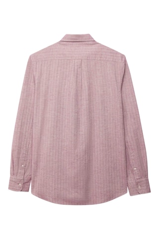 Overhemd Regular Fit - Bordeauxrood