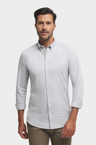 Overhemd Regular Fit - Lichtgrijs
