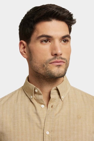 Overhemd Regular Fit - Camel