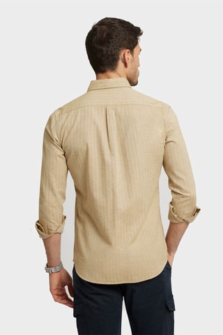 Overhemd Regular Fit - Camel