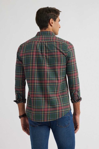 Overhemd Regular Fit - Donkergroen