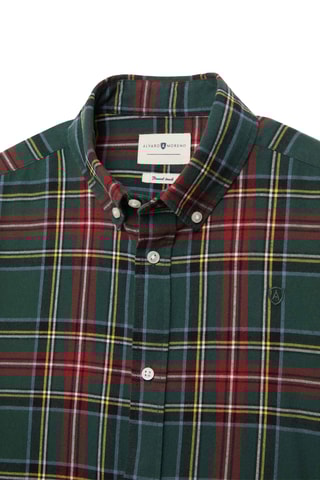 Overhemd Regular Fit - Donkergroen