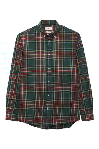 Overhemd Regular Fit - Donkergroen