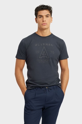 T-shirt - Marineblauw