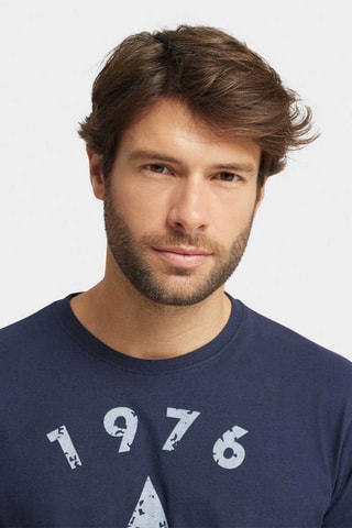 T-shirt - Marineblauw