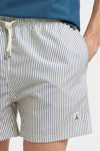 Zwemshort - Wit en Kobaltblauw