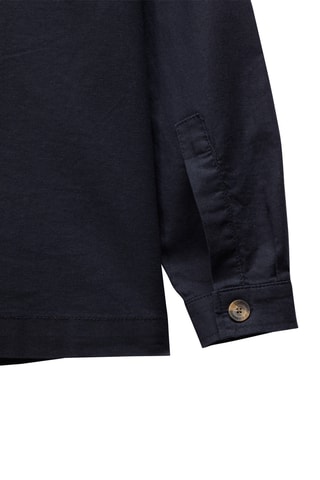 Linnen Jasje - Marineblauw