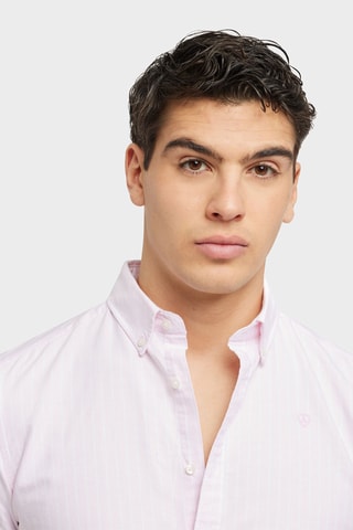 Biologisch Katoenen Overhemd Regular Fit - Roze