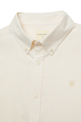 Overhemd Regular Fit - Beige en Wit