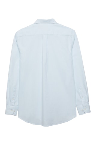 Overhemd Regular Fit - Hemelsblauw en Wit