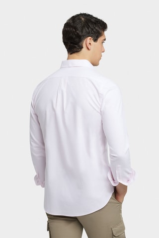 Overhemd Regular Fit - Roze en Wit