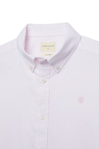 Overhemd Regular Fit - Roze en Wit