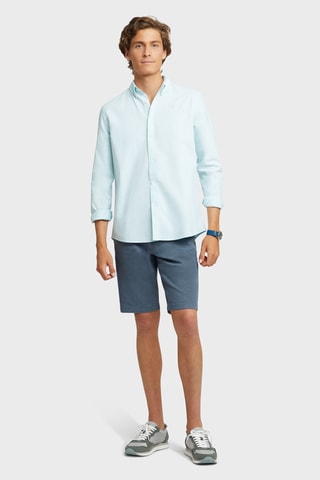 Biologisch Katoenen Overhemd Regular Fit - Hemelsblauw